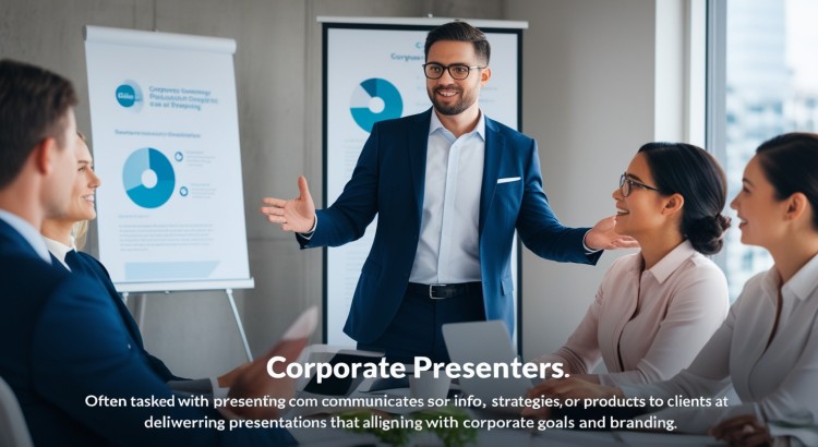 Often tasked with presenting company information,